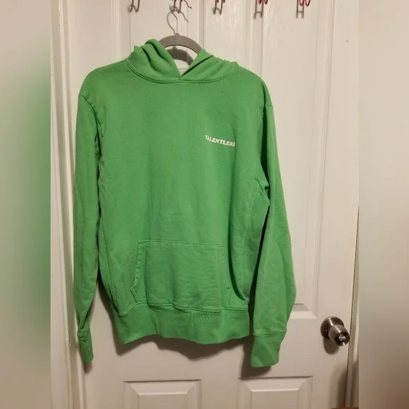 Talentless Unisex Oversized Hoodie-Higjlighter Size XS Color Green Sweaters